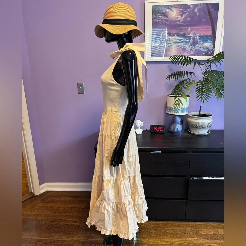 Ulla Johnson Tiered Elegant Cream Ivory Tiered Skirt - Picture 7 of 14